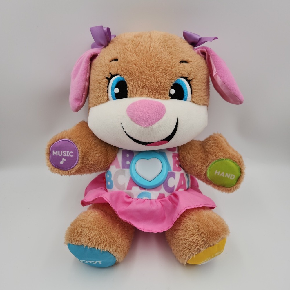 Fisher Price Laugh & Learn Smart Stages Sis Musical Plush Toy Speaks & Lights Up